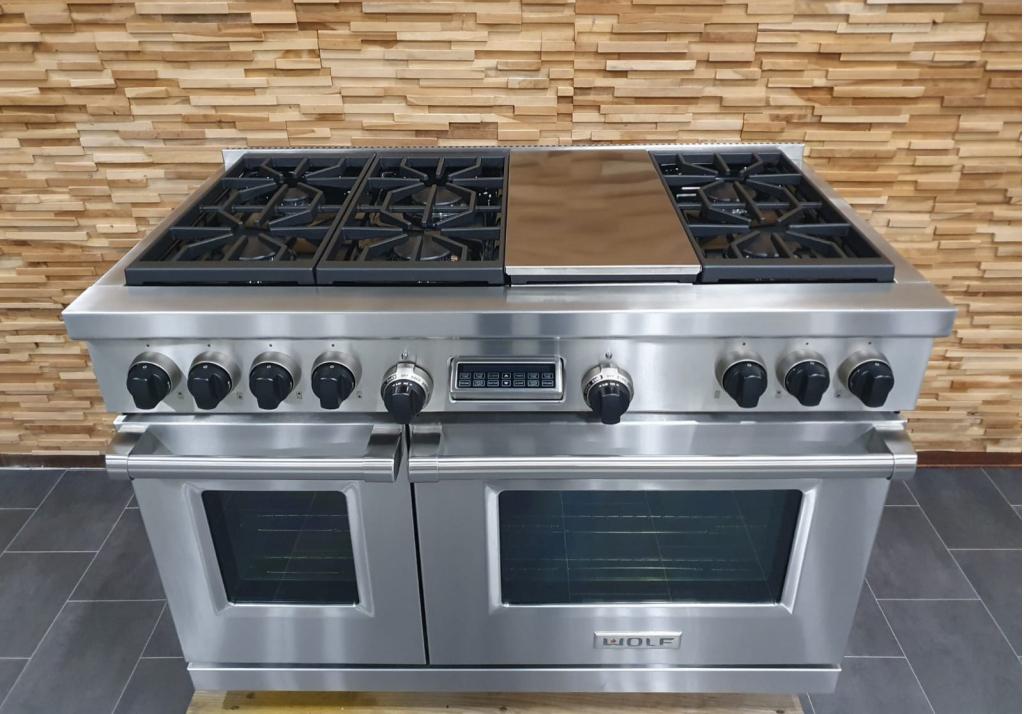 🔥Luxe Wolf Fornuis 120cm rvs 2 elektrische ovens Teppanyaki, Niet ingevuld, 60 cm of meer, Niet ingevuld, Ophalen of Verzenden