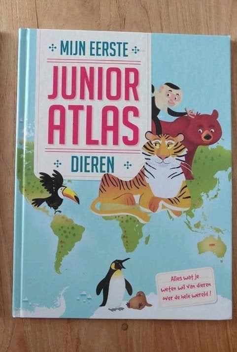 Mijn Eerste Junior Atlas: Dieren, Boeken, Kinderboeken | Jeugd | onder 10 jaar, Ophalen of Verzenden, Zo goed als nieuw, Onbekend
