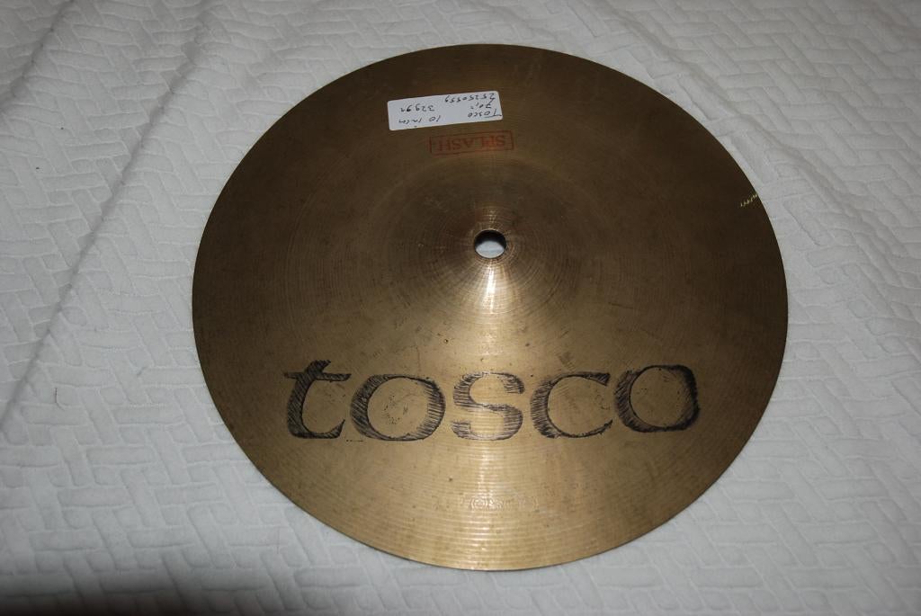 Tosco splash bekken 329gr. 10 inch  <25250559>, Gebruikt, ., Tosco, Drums of Percussie