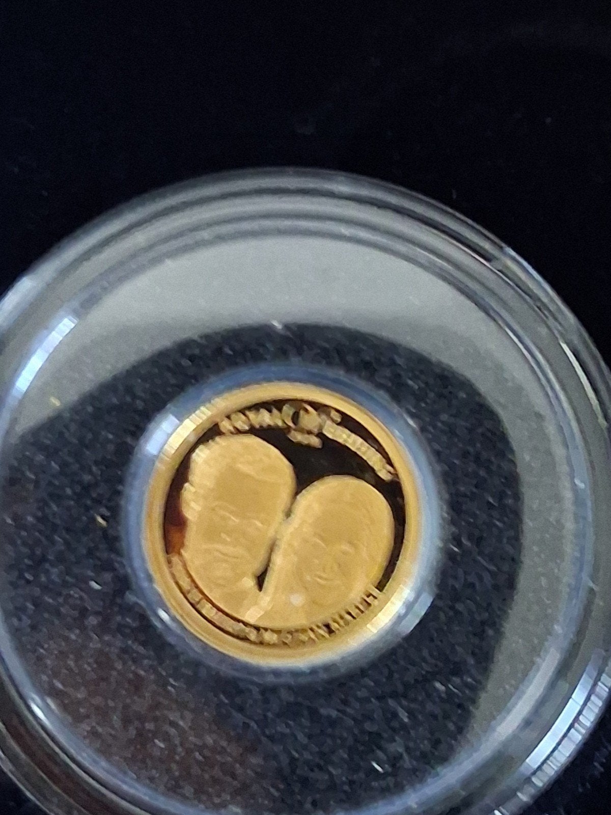 Goud 5 Dollars Harry & Meghan, Ophalen of Verzenden, Goud
