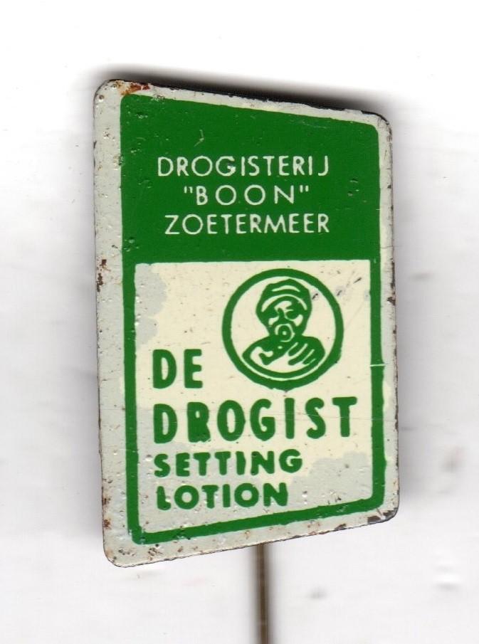 Speldje DE DROGIST DROGISTERIJ BOON ZOETERMEER (A5), Ophalen of Verzenden, Gebruikt, Overige onderwerpen