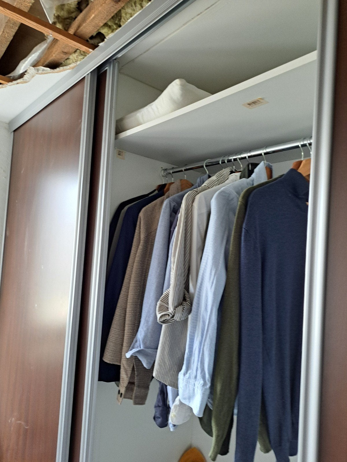 kast om zelf te maken: schuifdeuren en meubelplaten, Huis en Inrichting, Ophalen, Met deur(en), Gebruikt, 200 cm of meer