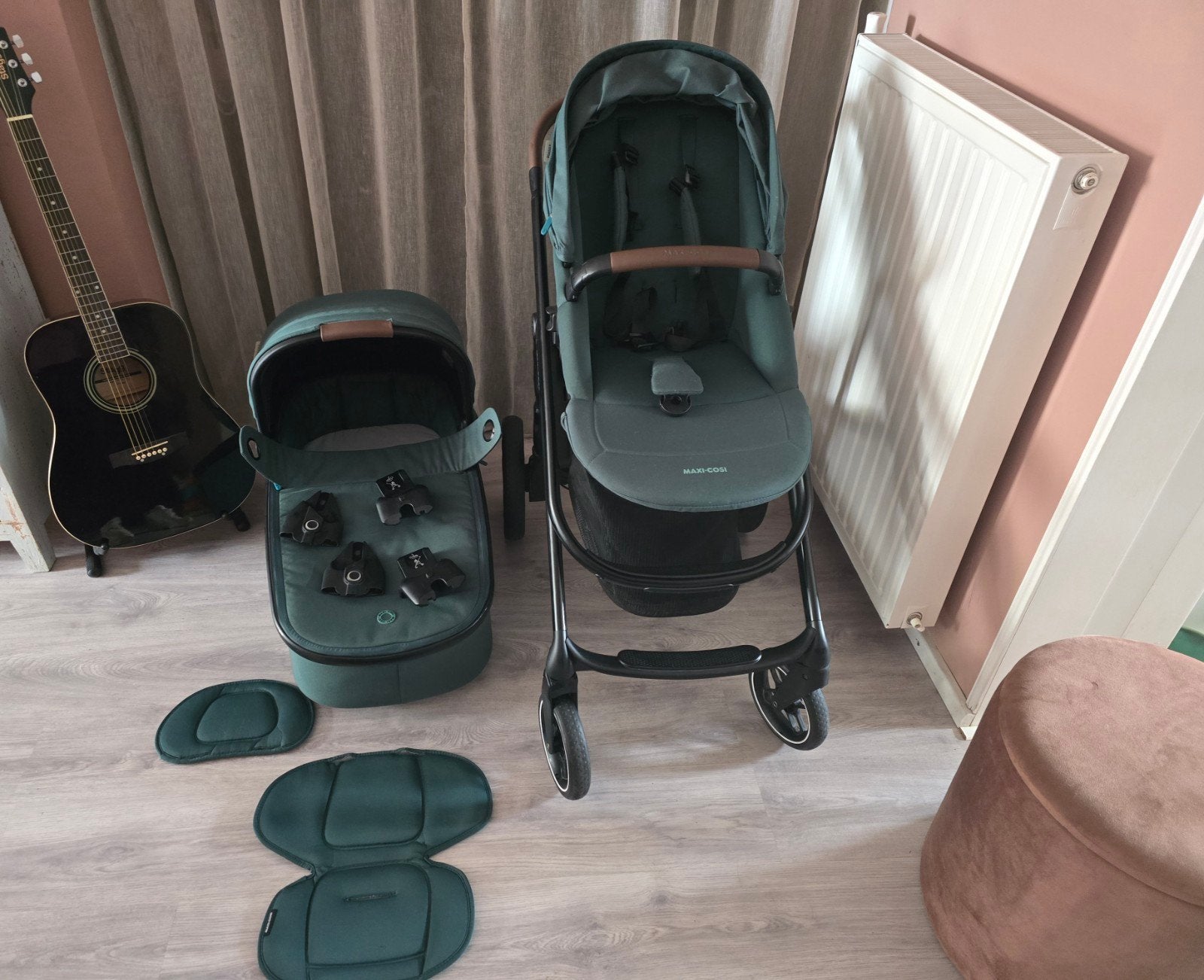 KINDERWAGEN, Ophalen of Verzenden, Zo goed als nieuw, Met reiswieg