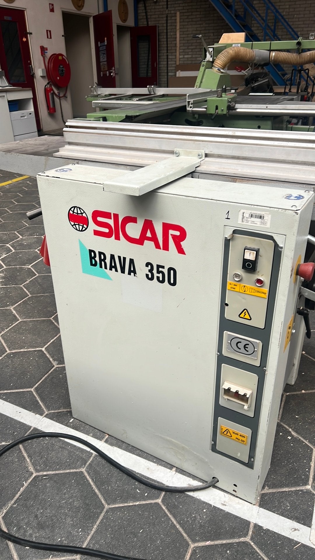 Sicar 350 schaaf en van dikte bank, Doe-het-zelf en Verbouw, Ophalen, Gebruikt