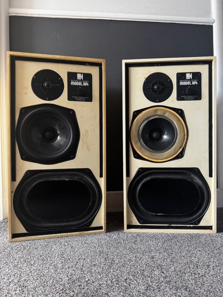 KEF Model 104 vintage speakers, Ophalen, Vloerstaande luidspreker, Gebruikt, KEF