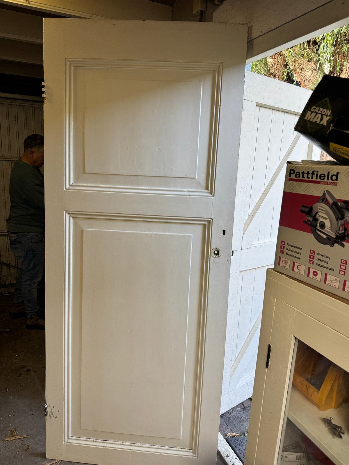 Hardhouten binnendeur - 88x215 cm - Gratis af te halen, Doe-het-zelf en Verbouw, Gebruikt, 80 tot 100 cm, 215 cm of meer, Binnendeur
