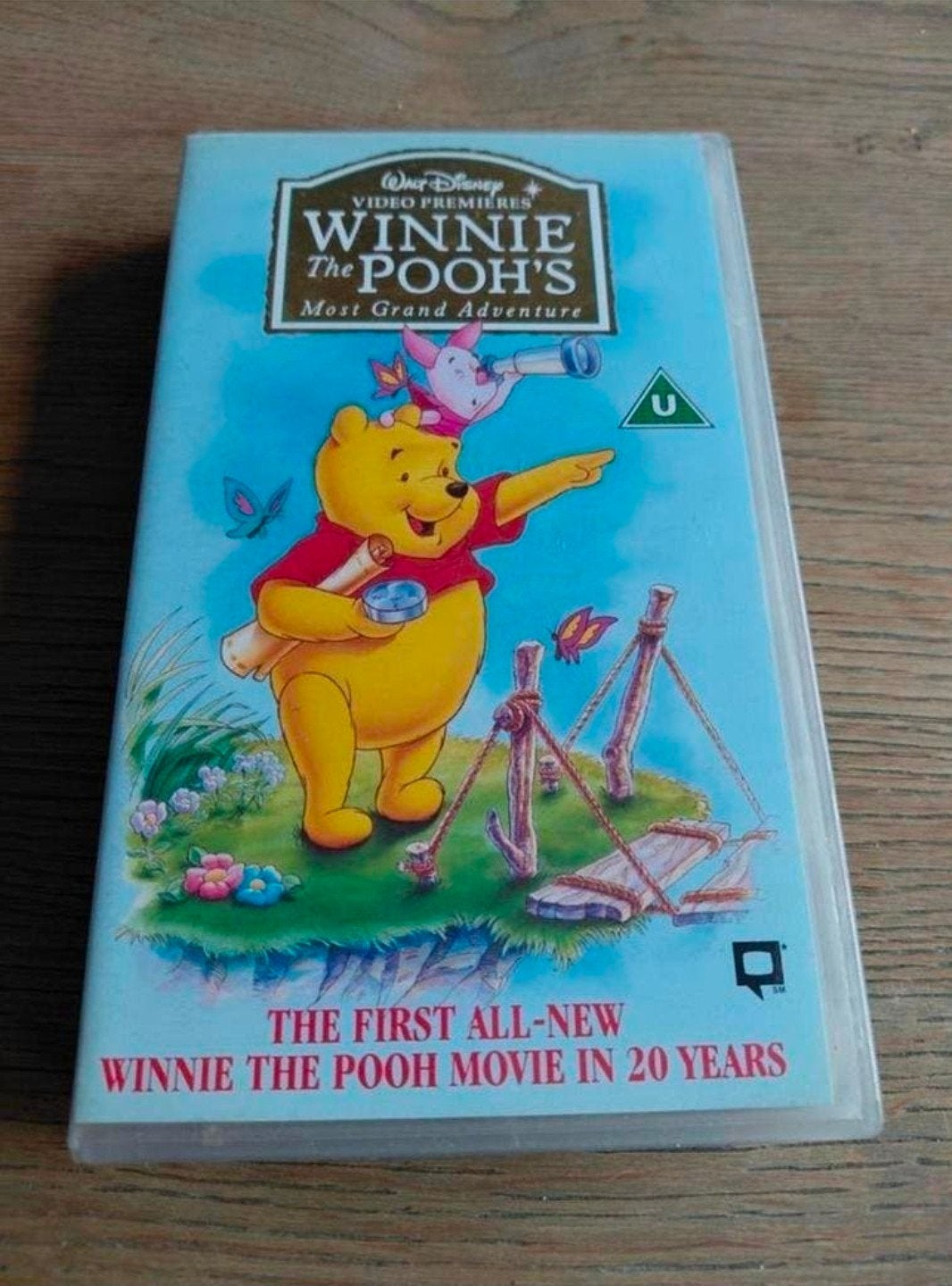 Disney Winnie the Pooh's Great Adventures Engelse band., Cd's en Dvd's, Tekenfilm, Alle leeftijden, Ophalen of Verzenden, VHS
