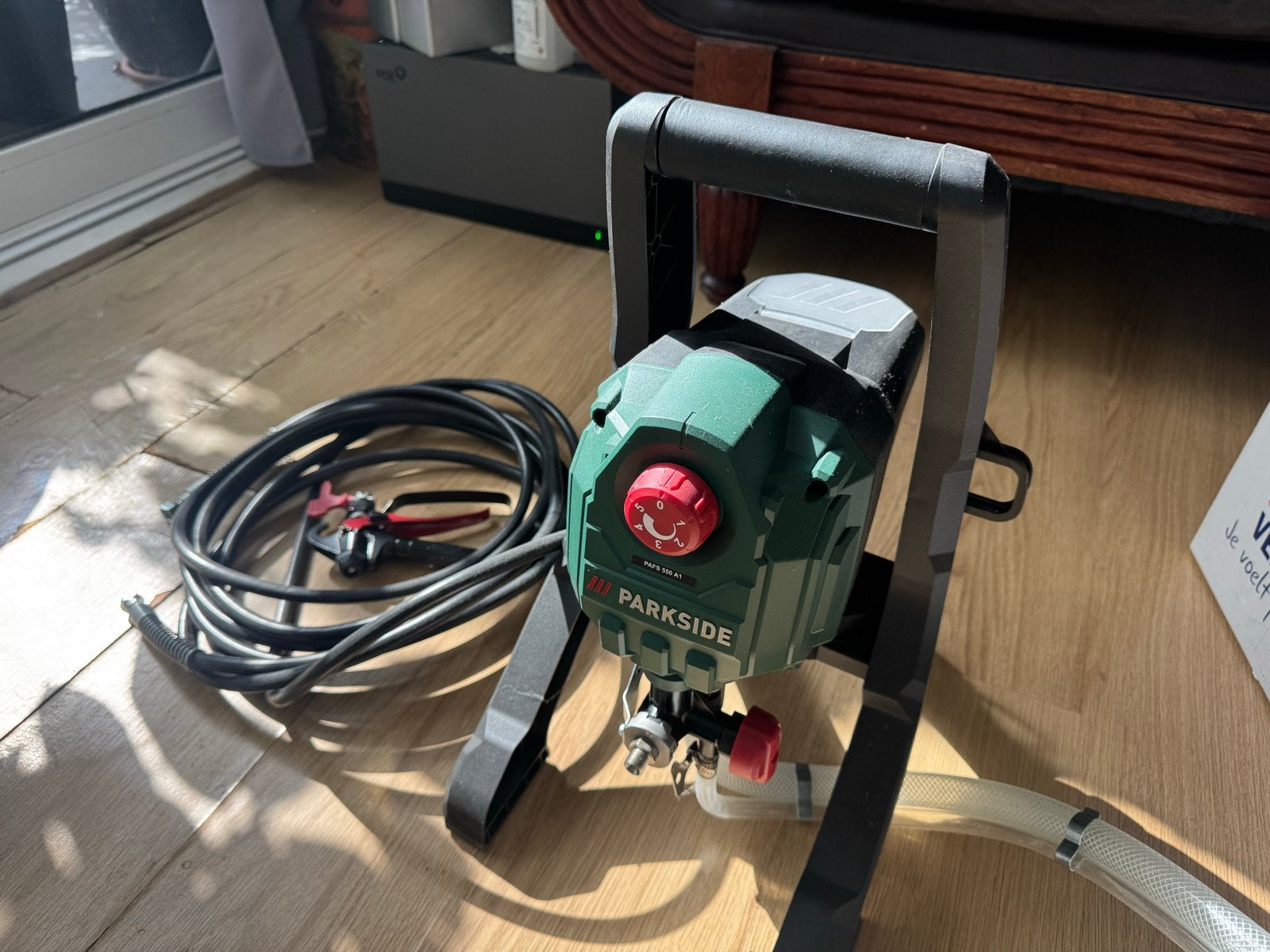 Parkside Airless Verfspuitsysteem PAFS 550 A1, Ophalen of Verzenden, Nieuw, Verfspuit of Verfpomp