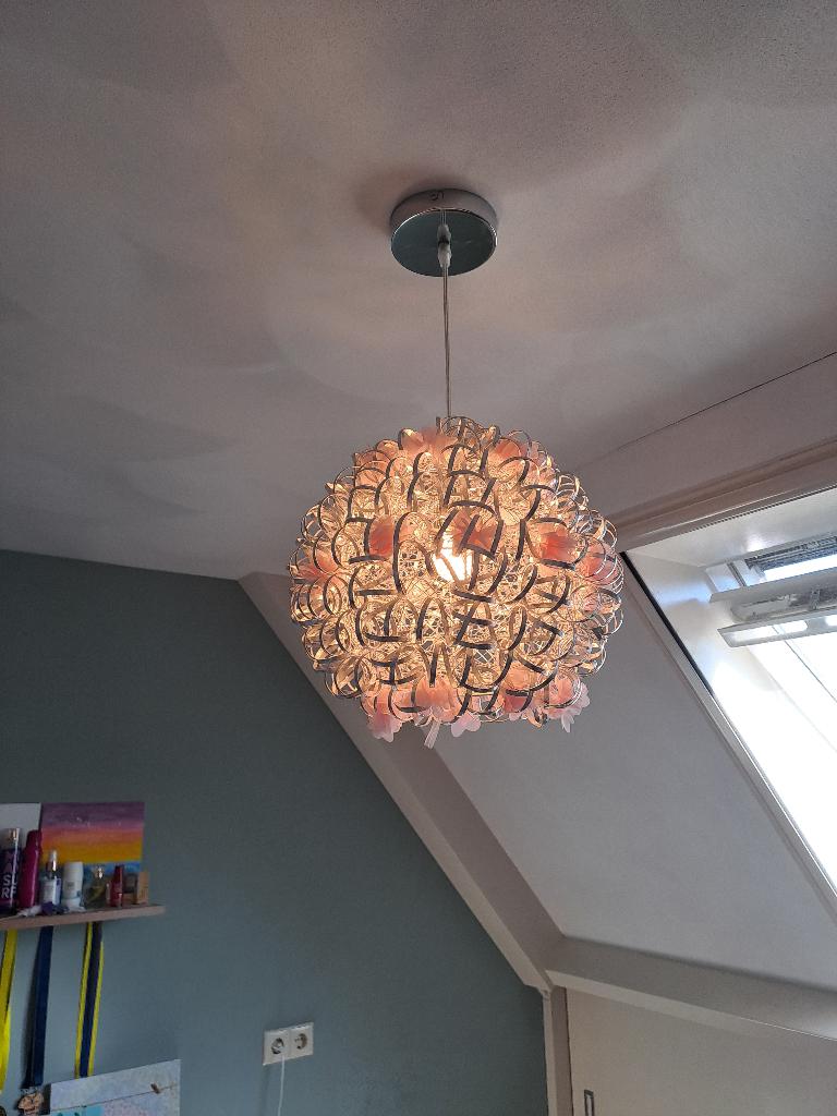 Hanglamp, Huis en Inrichting, Lampen | Hanglampen, Ophalen, Zo goed als nieuw, Overige materialen, Minder dan 50 cm