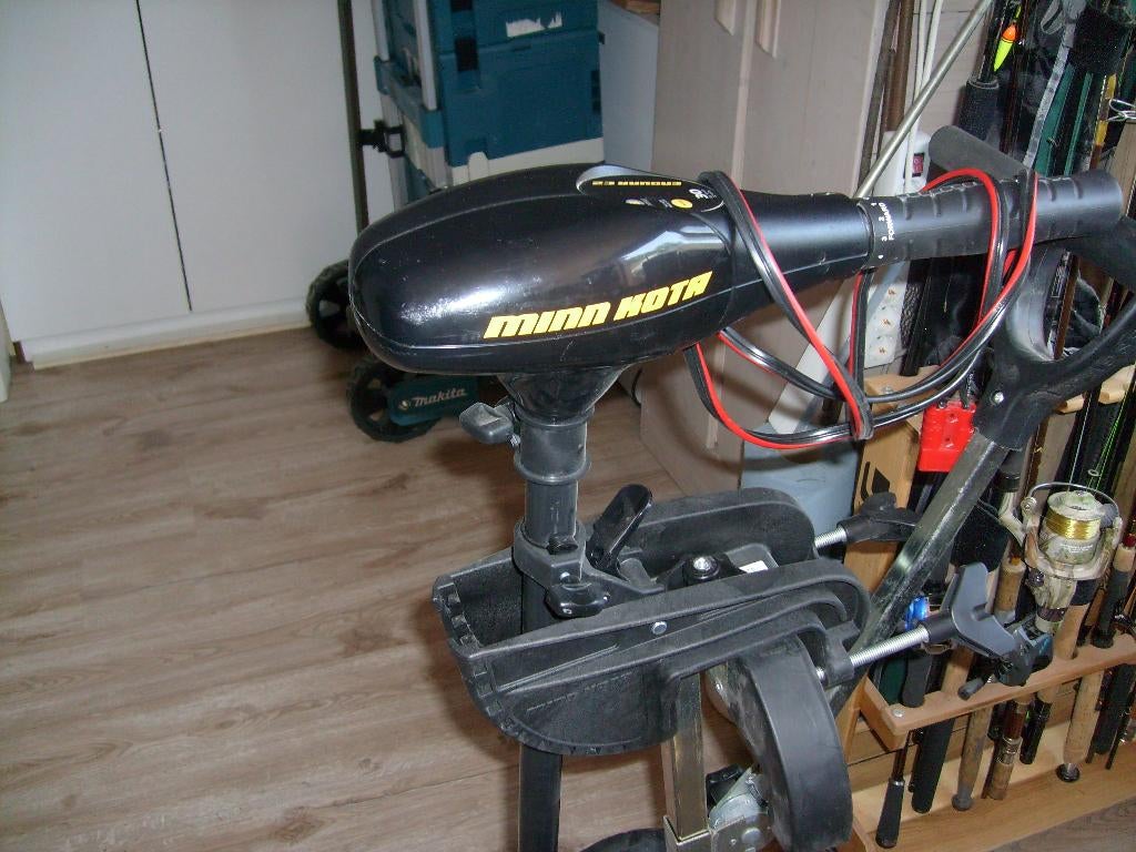fluistermotor minn kota, Watersport en Boten, Ophalen, 5 tot 10 pk, Elektrisch, Zo goed als nieuw