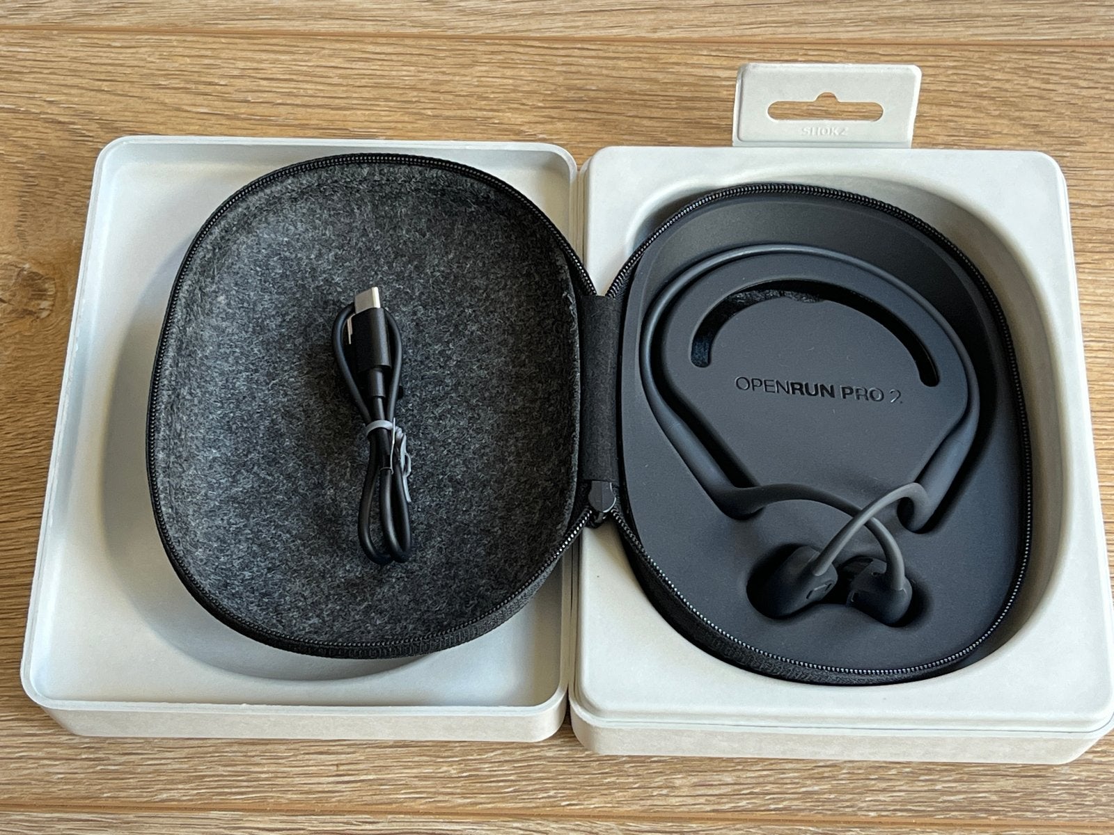 Shokz OpenRun Pro 2 mini Bone Conduction Koptelefoon, Bluetooth, Bone conduction, Ophalen of Verzenden, Zo goed als nieuw