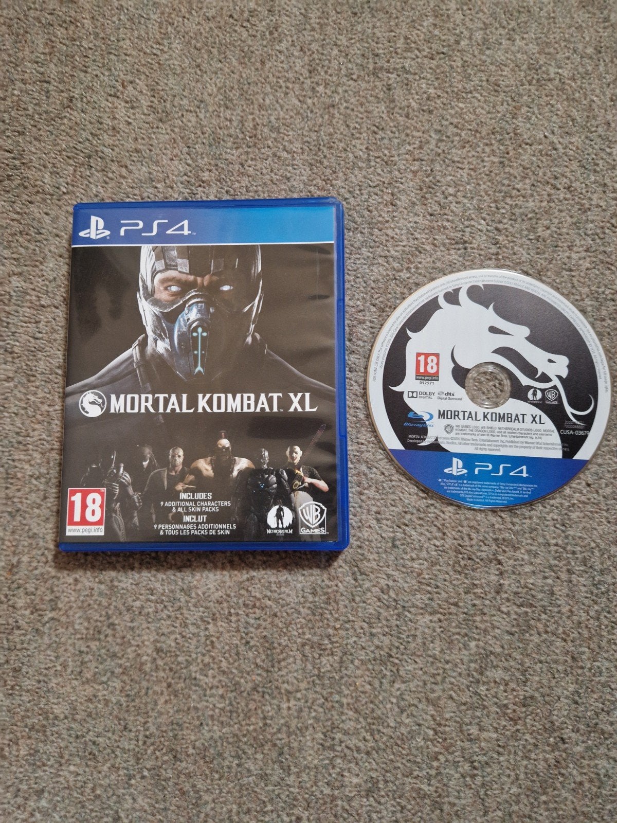 Mortal Kombat XL PS4 -, Spelcomputers en Games, Ophalen, Gebruikt, Vanaf 18 jaar, Vechten