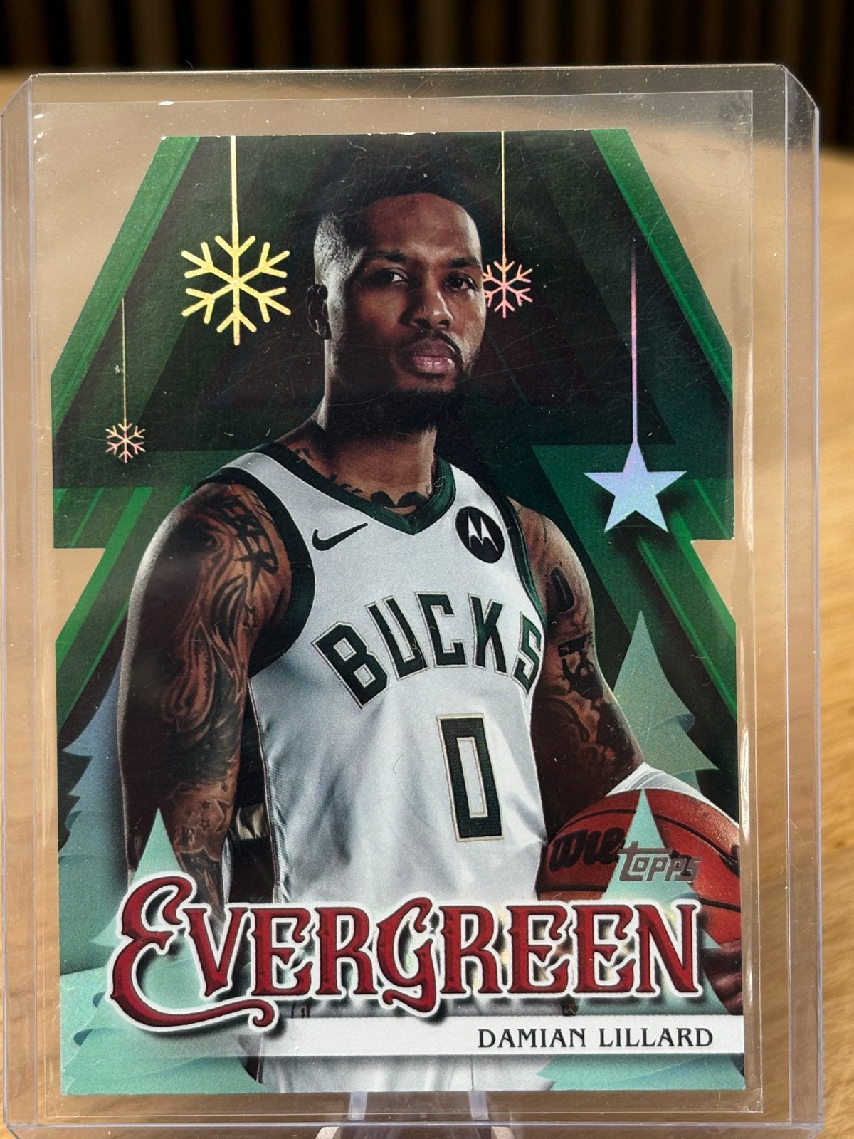 Damian Lillard Topps Evergreen Basketbal Kaart, Ophalen, Zo goed als nieuw, Overige sporten, Spelerskaart