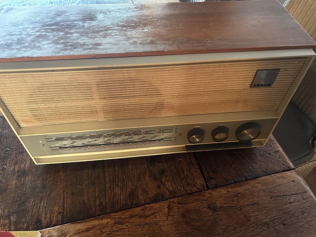 Erres radio RA 653 uit 1965, Ophalen, Niet werkend, Radio