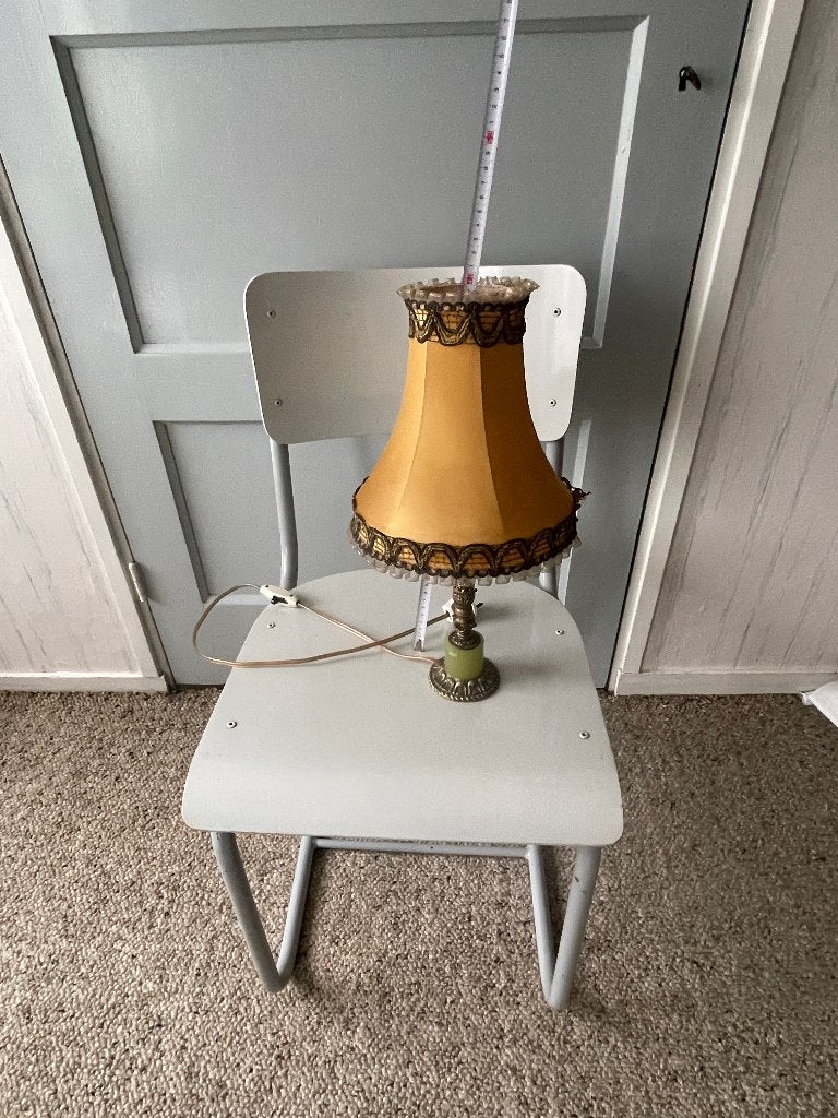 vintage tafel lamp, Ophalen, Zo goed als nieuw