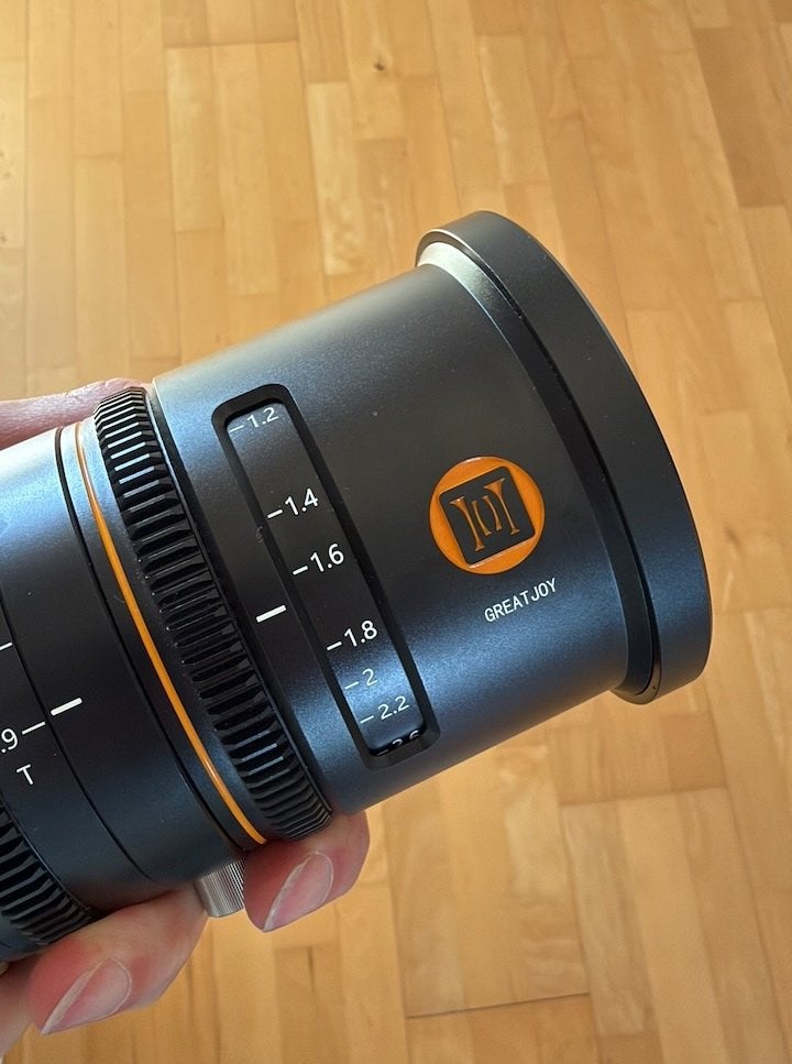 Great Joy 50mm T2.9 1.8x anamorphic, PL + EF, blue flare, Ophalen, Overige merken, Overige typen, Zo goed als nieuw