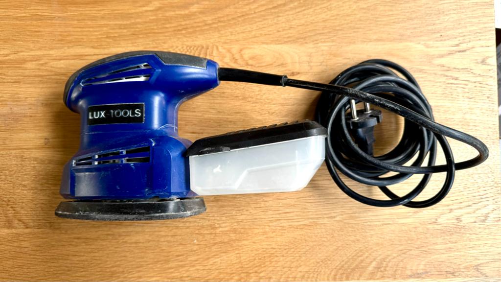 LUX-TOOLS Vlakschuurmachine, Doe-het-zelf en Verbouw, Gereedschap | Schuurmachines, Ophalen of Verzenden, Zo goed als nieuw, Minder dan 600 watt