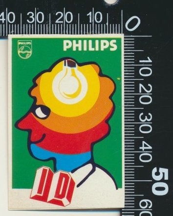 Sticker: Philips - ID, Verzamelen, Stickers, Ophalen of Verzenden, Zo goed als nieuw, Bedrijf of Vereniging