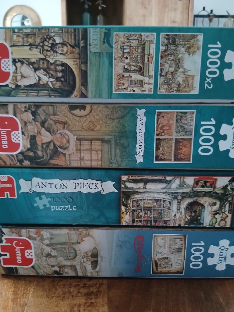 Anton Pieck Puzzels, Ophalen of Verzenden, 500 t/m 1500 stukjes, Gebruikt, Legpuzzel