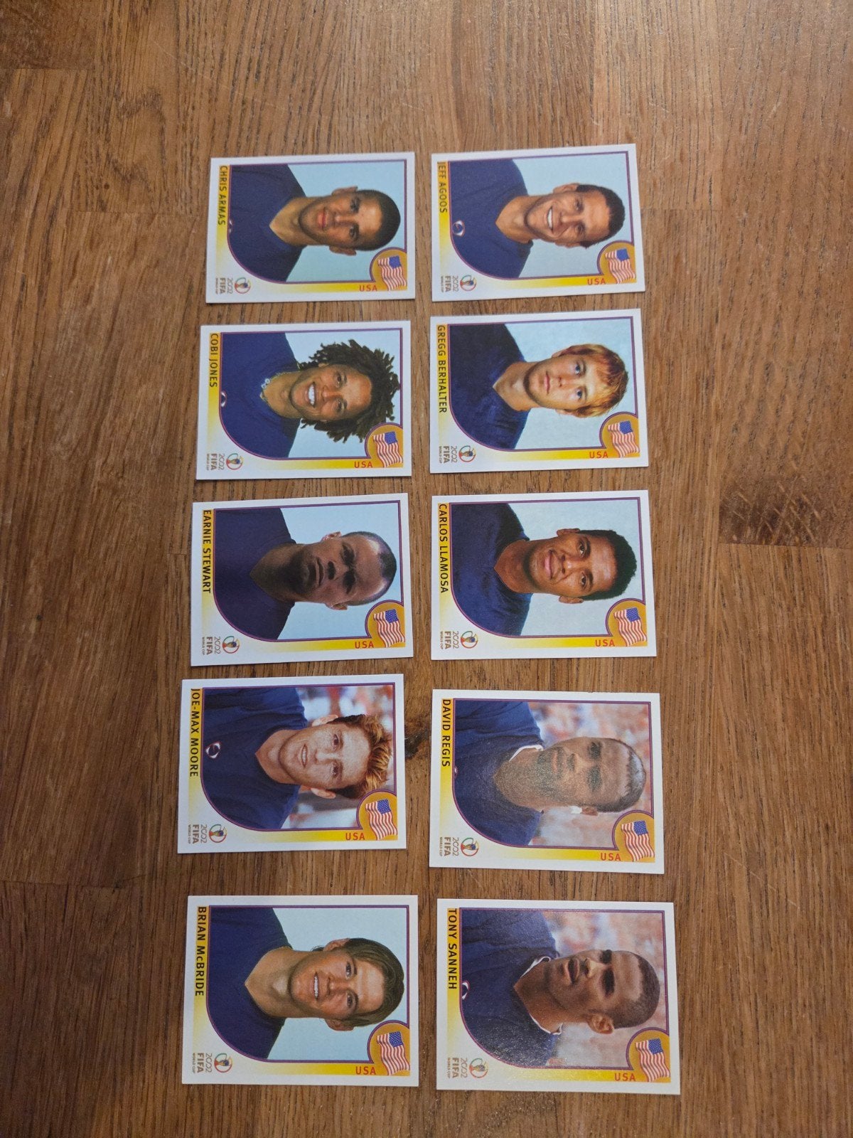 Panini WK 2002 USA, Ophalen of Verzenden, Zo goed als nieuw, Buitenlandse clubs, Poster, Plaatje of Sticker