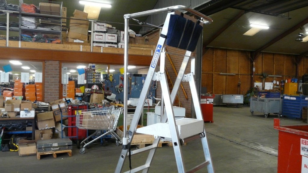 Bordestrap Tubesca Raptor 4 treden + plateau, Ophalen, Trap, Nieuw, Opvouwbaar of Inschuifbaar