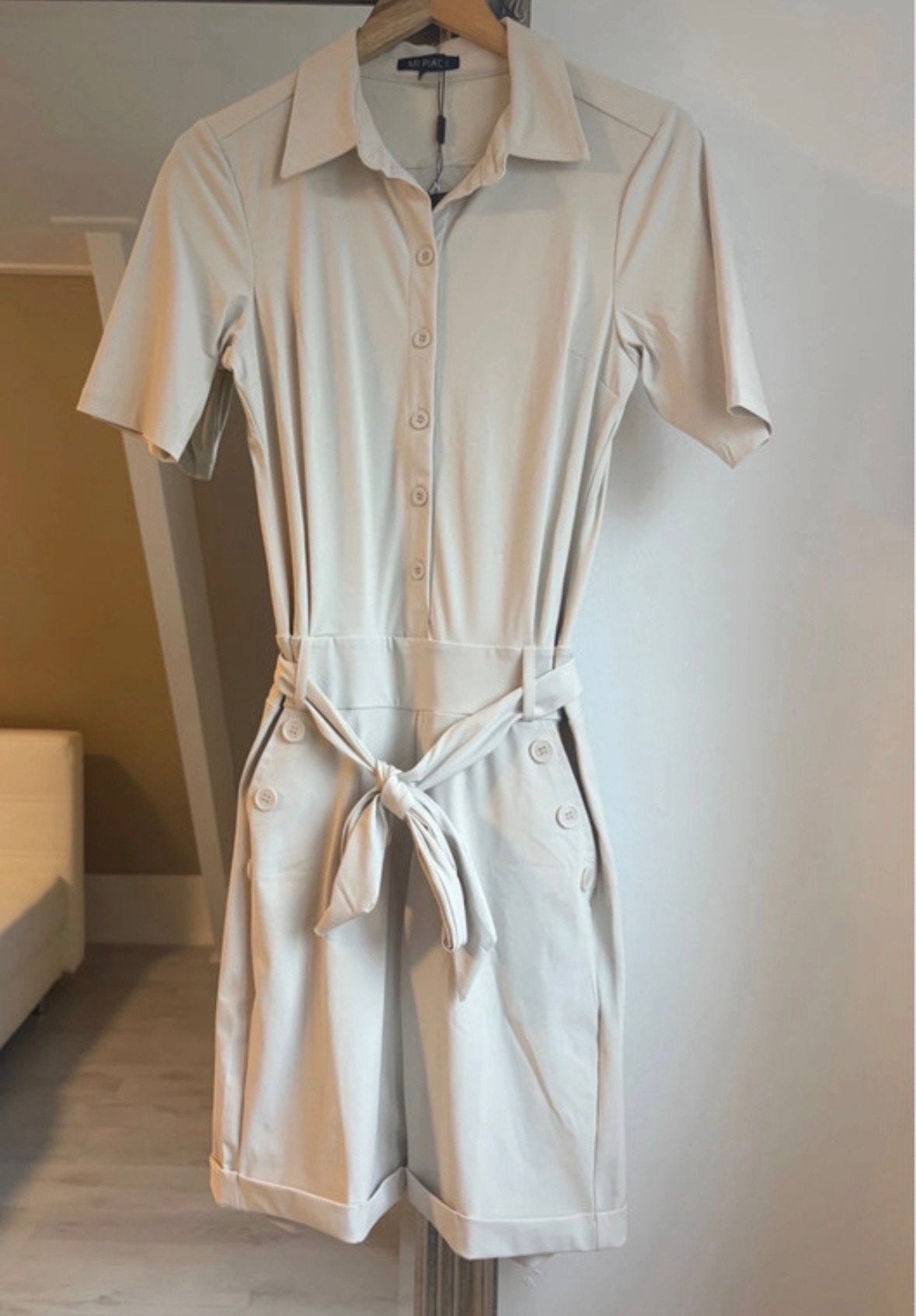 Mi Piace travelstof playsuit maat S, Kleding | Dames, Verzenden, Nieuw, Maat 36 (S), Overige kleuren