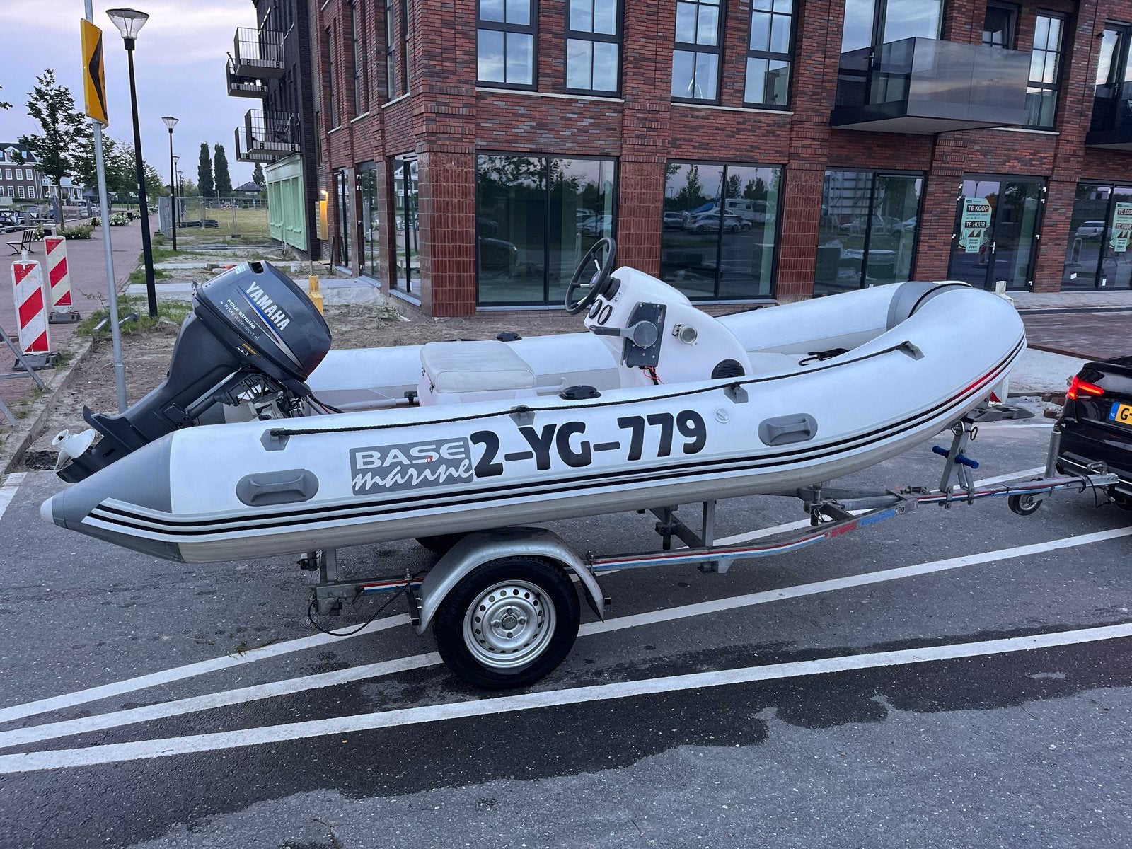 RIB boot 15 pk yamaha, Ophalen, Overige merken, Gebruikt, Inclusief motor
