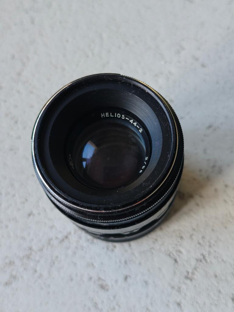 Helios 44-2 58mm f/2 vintage lens + M42-NEX adapter, Audio, Tv en Foto, Fotografie | Lenzen en Objectieven, Ophalen of Verzenden