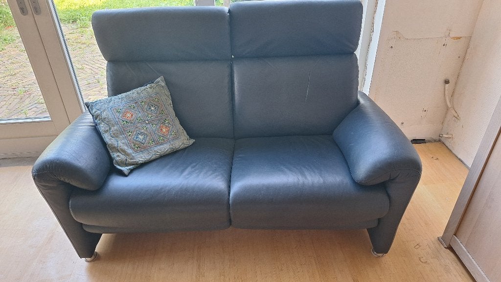 Duobankstel, uitschuibare voetenbank.twee stuks., Ophalen, Gebruikt, 100 tot 125 cm, 150 tot 200 cm