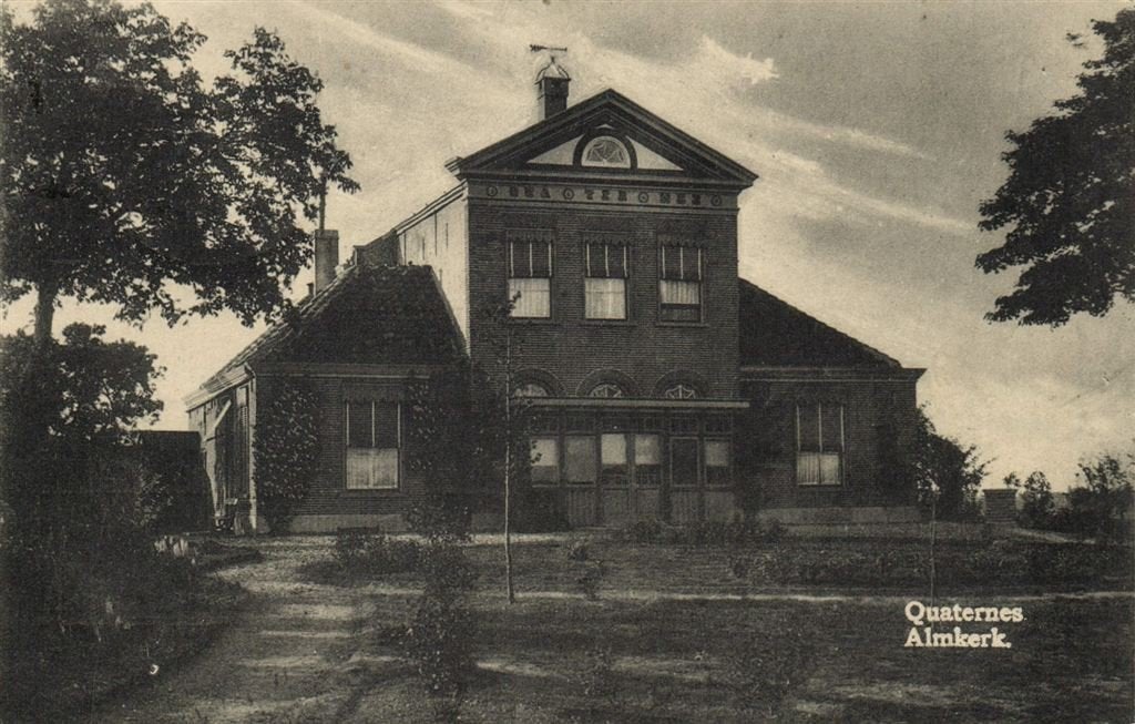 Quaternes, Almkerk. - 1922 gelopen, Verzamelen, Ansichtkaarten | Nederland, Verzenden, 1920 tot 1940, Gelopen, Noord-Brabant