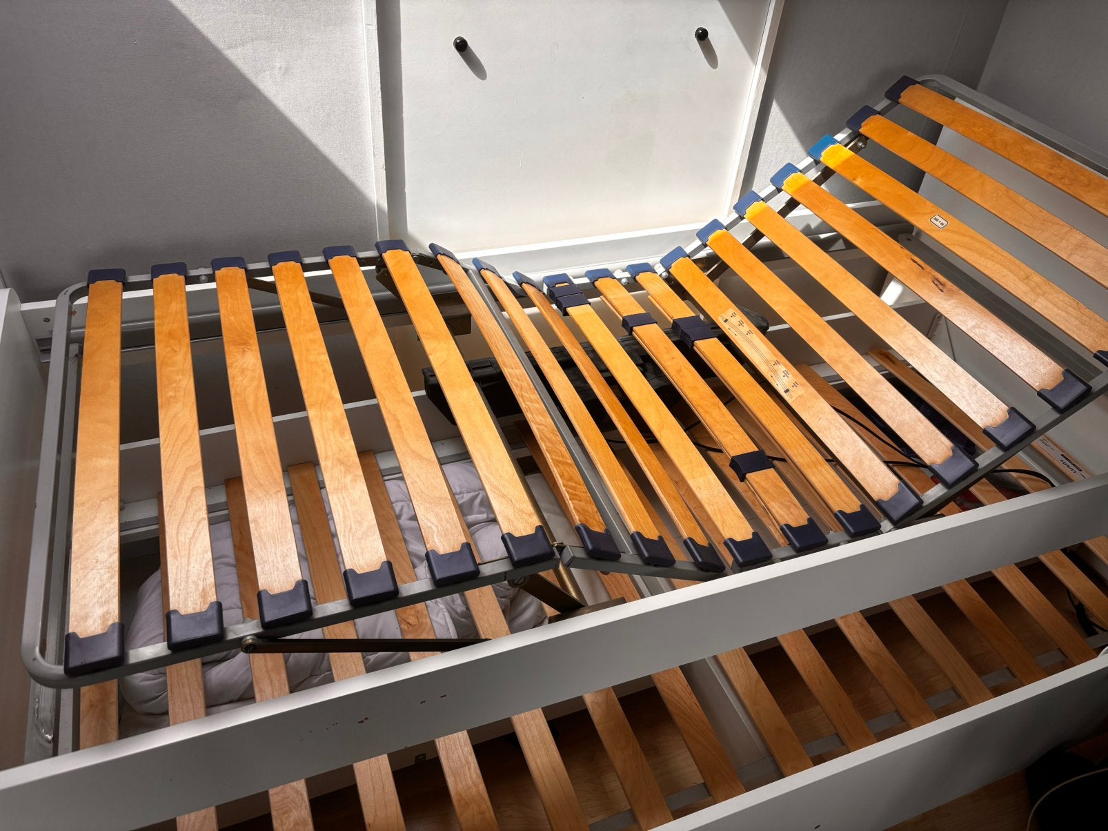 Elektrische lattenbodem 90x200, Ophalen, Zo goed als nieuw, Eenpersoons, 90 cm