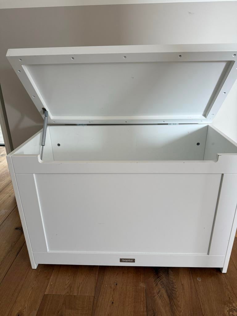 Witte Bopita speelgoedkist / opbergkist, Kinderen en Baby's, Kinderkamer | Complete kinderkamers, Ophalen, Zo goed als nieuw