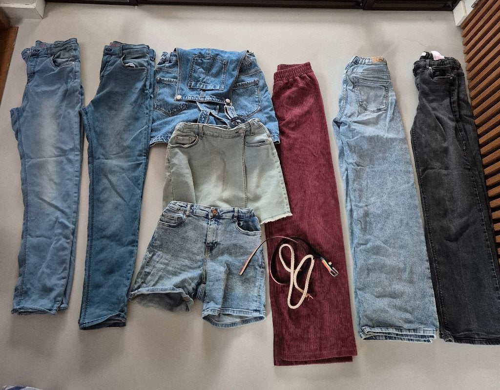 partij kinderkleding maat 140t.m/176( 60stuks, Kinderen en Baby's, Ophalen, Gebruikt, Jongen of Meisje