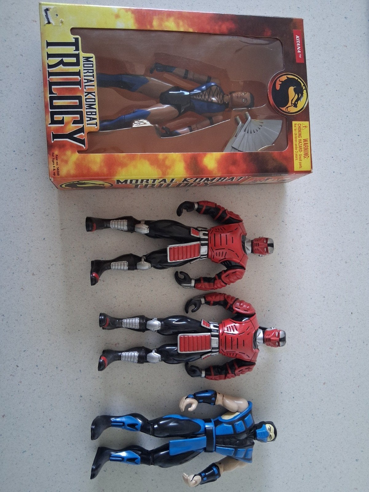 verzameling Mortal kombat, Ophalen, Zo goed als nieuw