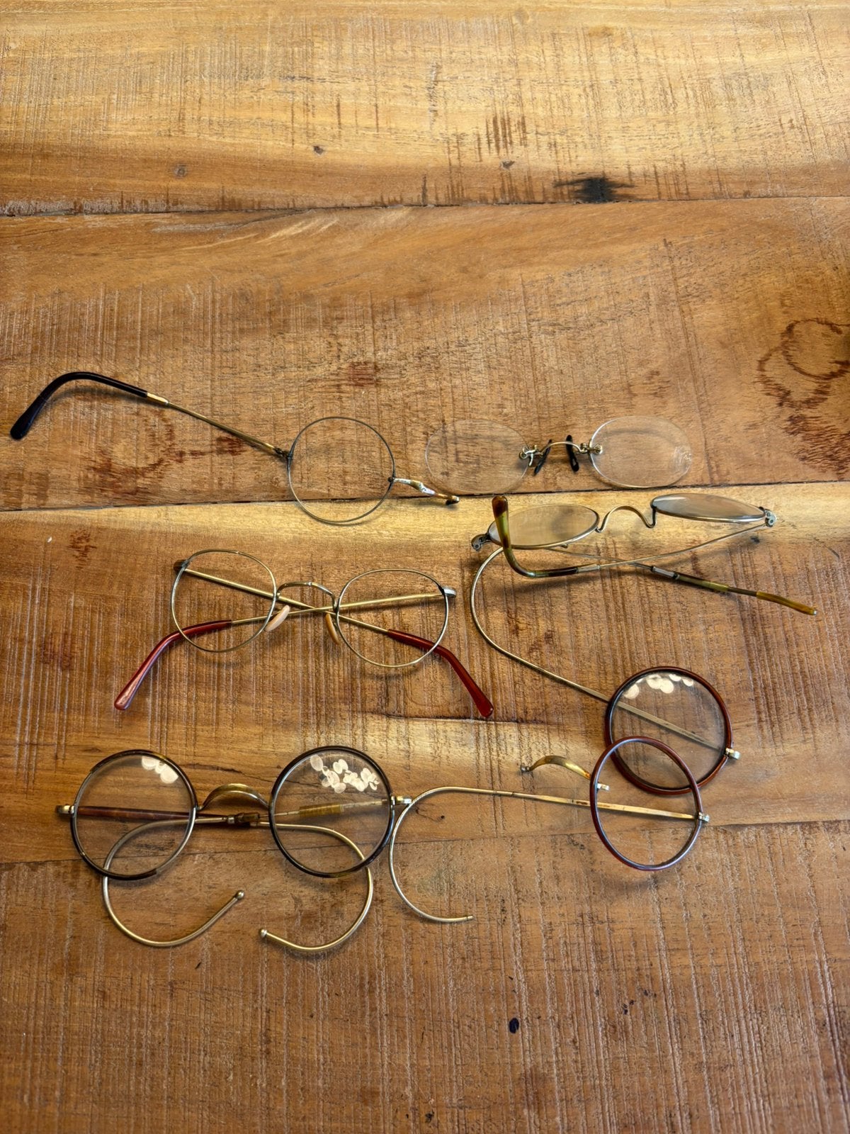 Verzameling vintage brillen, Overige merken, Gebruikt, Overige kleuren, Ophalen of Verzenden