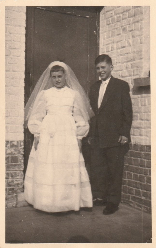 fotokaart  -  communie  kant, Verzamelen, Verzenden, Voor 1940, Zo goed als nieuw