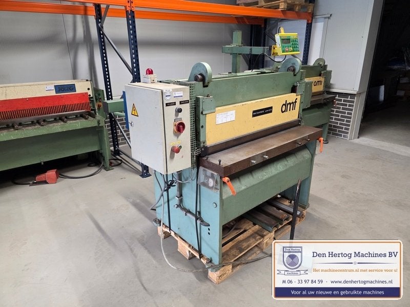 Knipschaar 1100x4mm en 1350x4mm plaatschaar knipbank 400V, Ophalen, Gebruikt