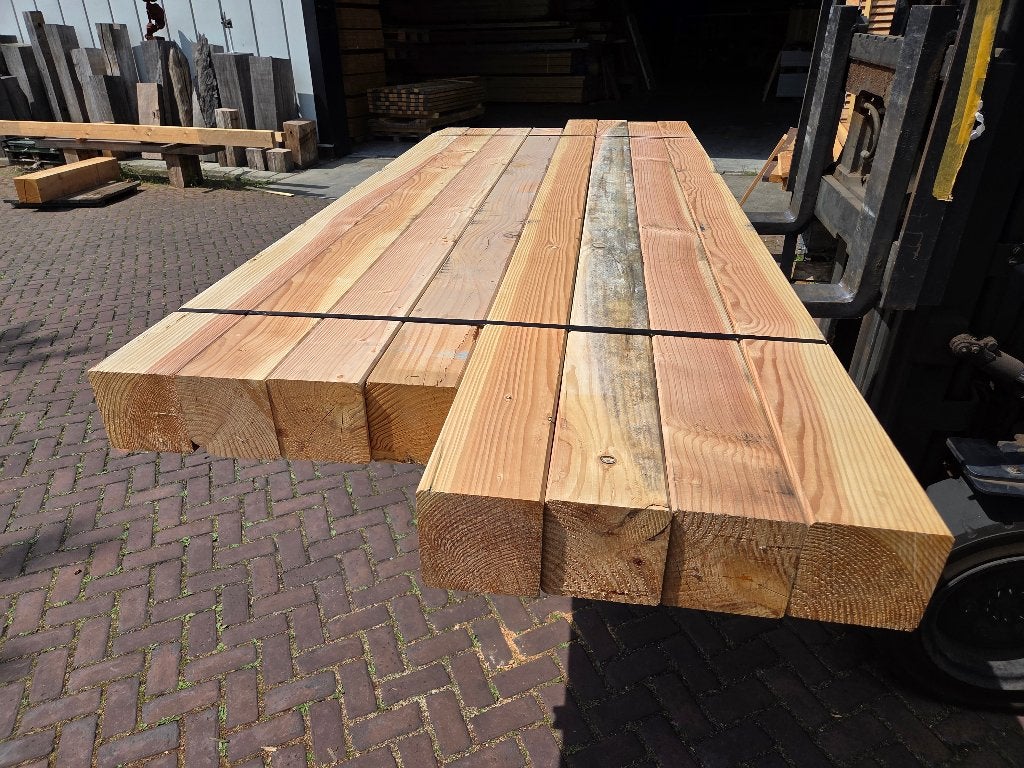 Douglas palen / balken - geschaafd 14x14 cm - nr: TB32, Ophalen, Nieuw, 250 cm of meer, Balken