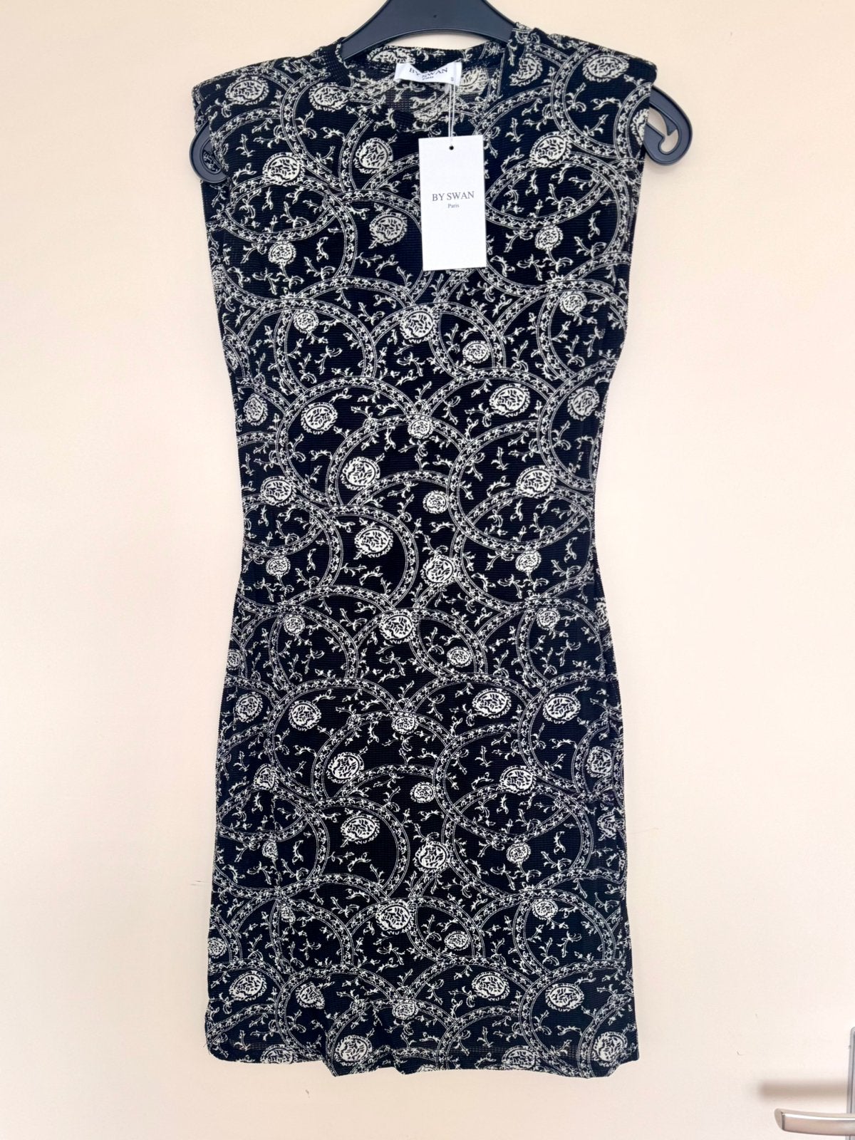 By Swan mesh jurk met onderjurk maat S, Kleding | Dames, Jurken, Verzenden, Zwart, Nieuw, Maat 36 (S)