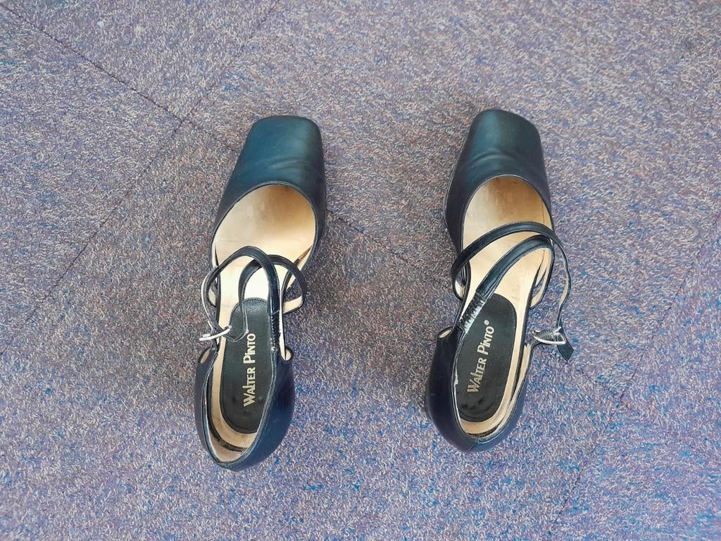 Dames schoenen maat 37.5, Schoenen met lage hakken, Blauw, Ophalen of Verzenden, Zo goed als nieuw