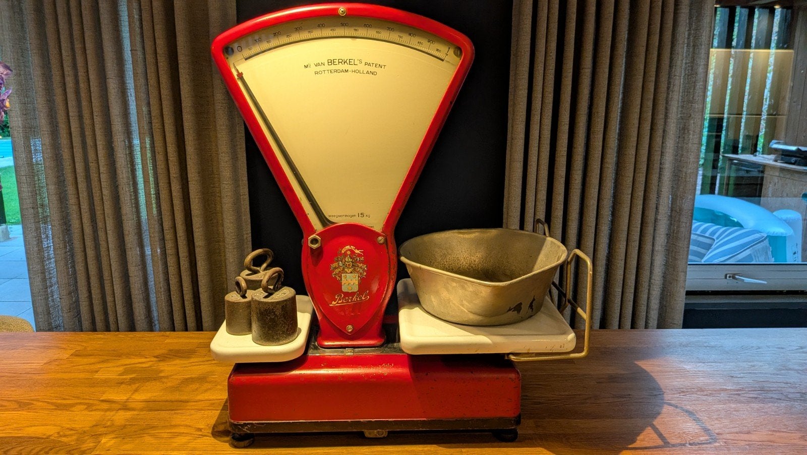 Antieke Berkel Weegschaal Type 535 (jaren 30-'40), Ophalen