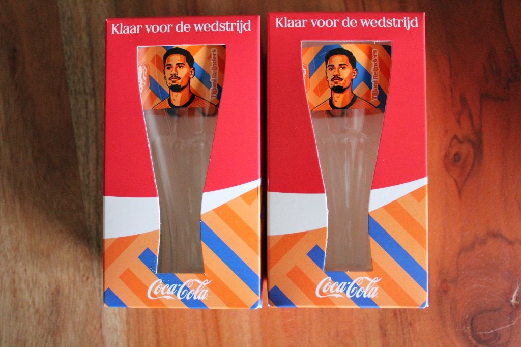 wk coca cola glazen, Verzamelen, Ophalen of Verzenden, Nieuw, Frisdrankglas