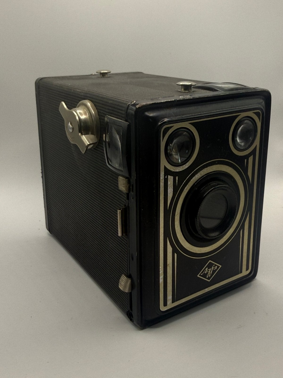 Vintage Agfa boxcamera – oude analoge fotocamera, Verzamelen, Ophalen of Verzenden, 1940 tot 1960, Fototoestel