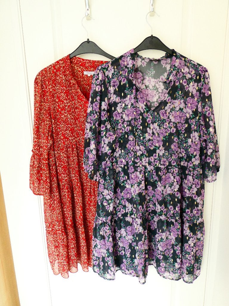 2x vrolijke gebloemde tuniek van Zizzi en Paprika, maat 48, Paprika, Ophalen, Zo goed als nieuw, Maat 46/48 (XL) of groter
