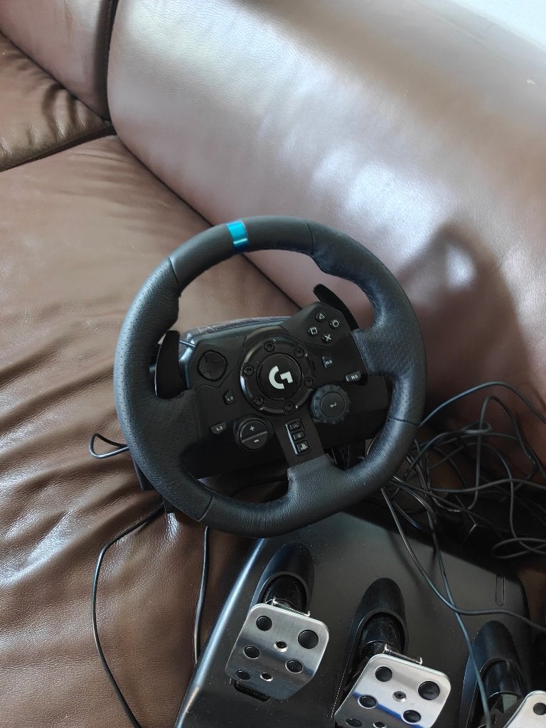 Logitech G923 racestuur met pedalen voor PC/PlayStation, Spelcomputers en Games, Ophalen of Verzenden, Zo goed als nieuw, Stuur of Pedalen