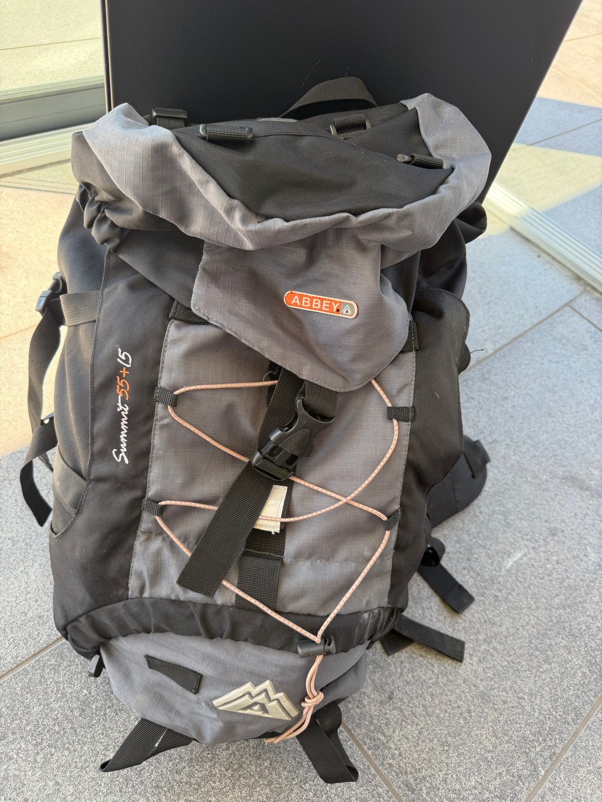 Abbey Summit 55+15 Trekking Rugzak met Slaapzak en Matje, Ophalen of Verzenden, Zo goed als nieuw