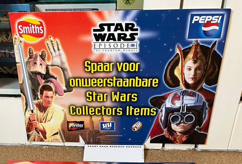 Star Wars promo cardboard episode 1, Ophalen of Verzenden