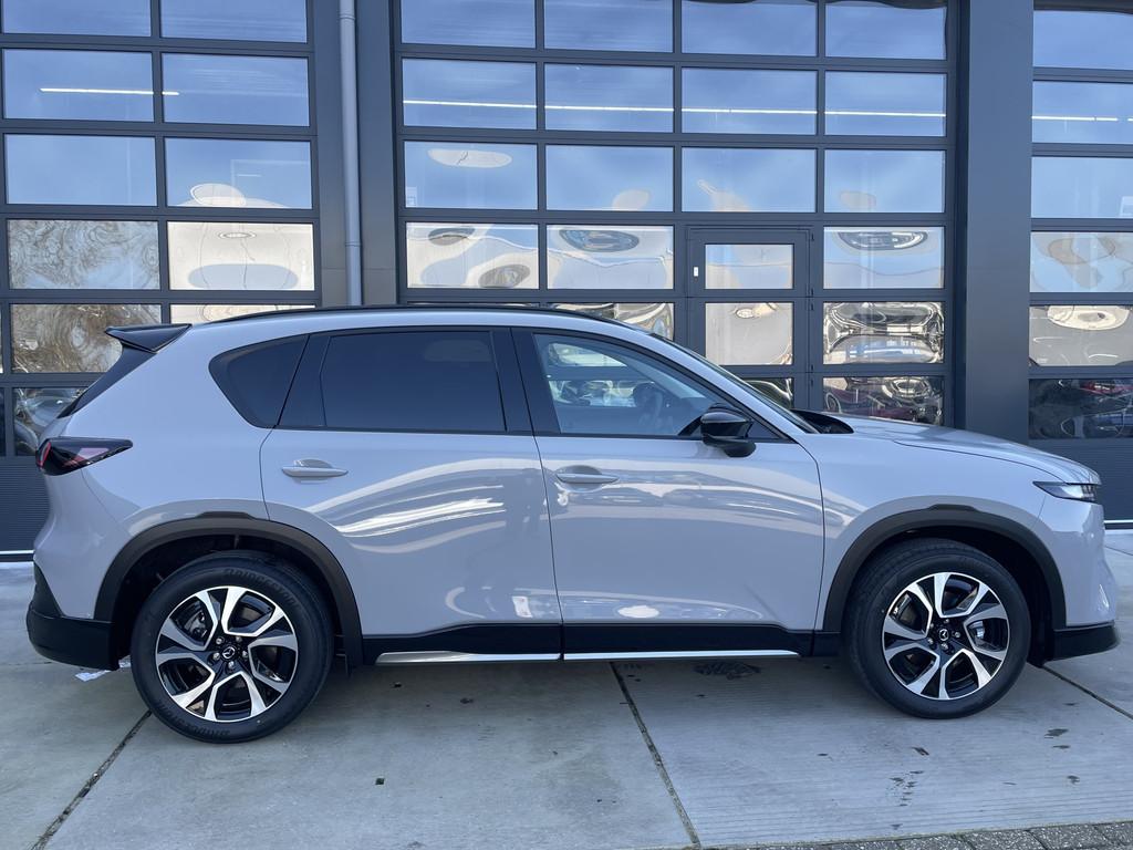 Mazda CX-5 2.5 E-SKYACTIV G 141 M HYBRID AUTOMAAT Centre-Lin, Auto's, Mazda, Gebruikt, 4 cilinders, 2000 kg, Leder en Stof