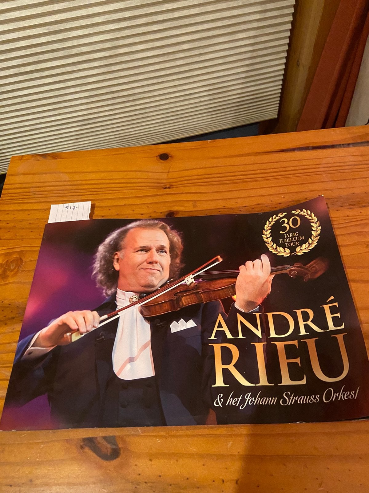 Brochure 30 jaar andre rieu en hetbjohan strauss orkest, Verzamelen, Ophalen of Verzenden, Zo goed als nieuw, Boek, Tijdschrift of Artikel