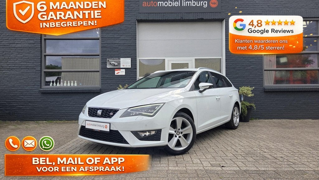 SEAT Leon ST 1.4 TSI ACT FR Dynamic | LED | NAVIGATIE | WINT, Stof, Gebruikt, 4 cilinders, 150 pk
